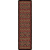 American Dakota Basket Weave Dark Chocolate Rug