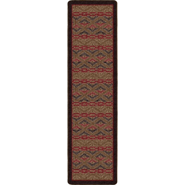 American Dakota Basket Weave Dark Chocolate Rug