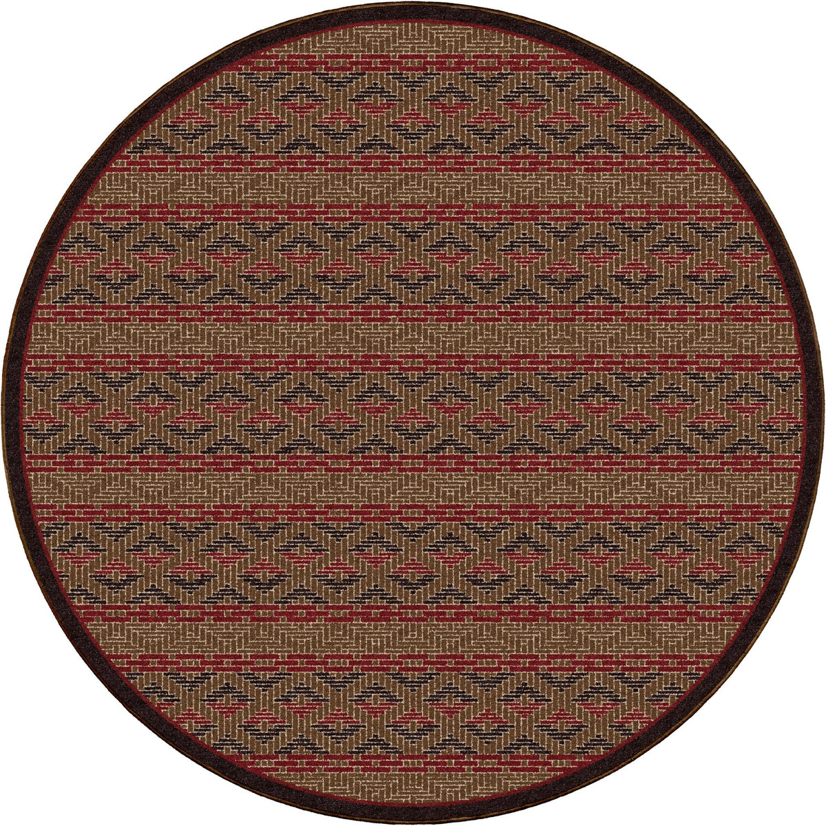 American Dakota Basket Weave Dark Chocolate Rug