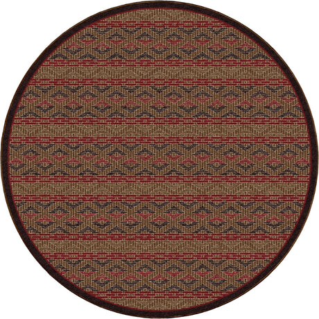American Dakota Basket Weave Dark Chocolate Rug