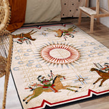 American Dakota Three Sisters Garnet Rug