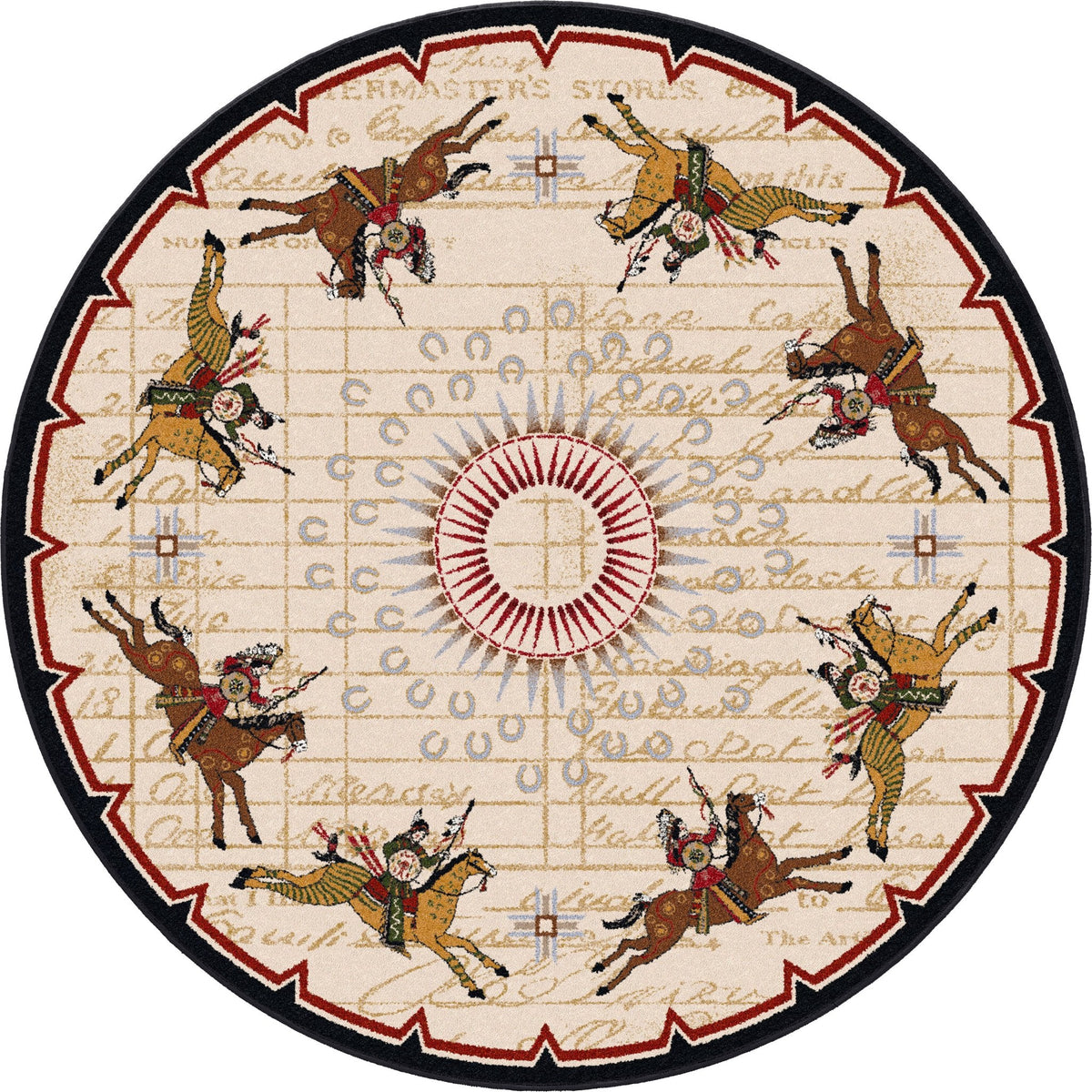 American Dakota Three Sisters Garnet Rug