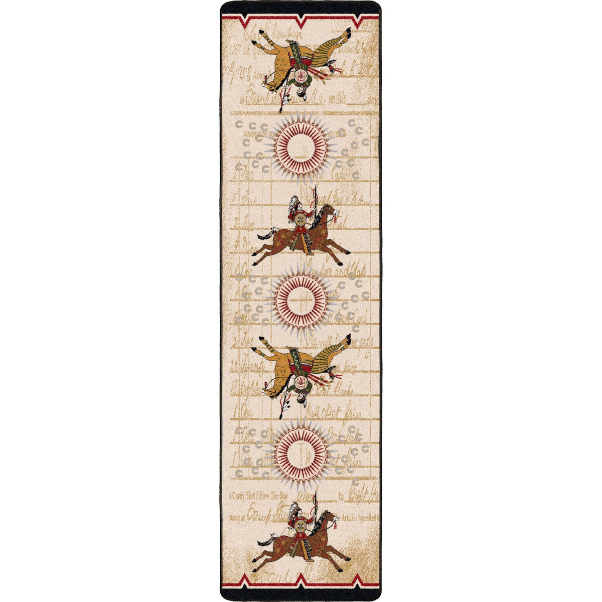 American Dakota Three Sisters Garnet Rug