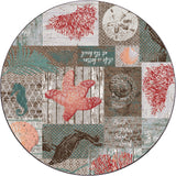 American Dakota Beach Blocks Coastal Rug - 0342COS234