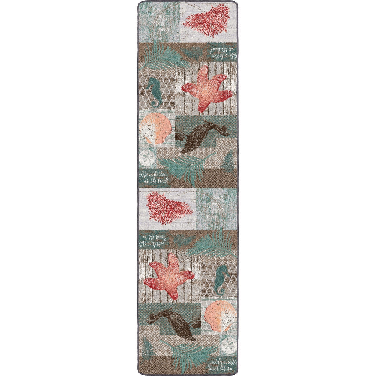 American Dakota Beach Blocks Coastal Rug - 0342COS234