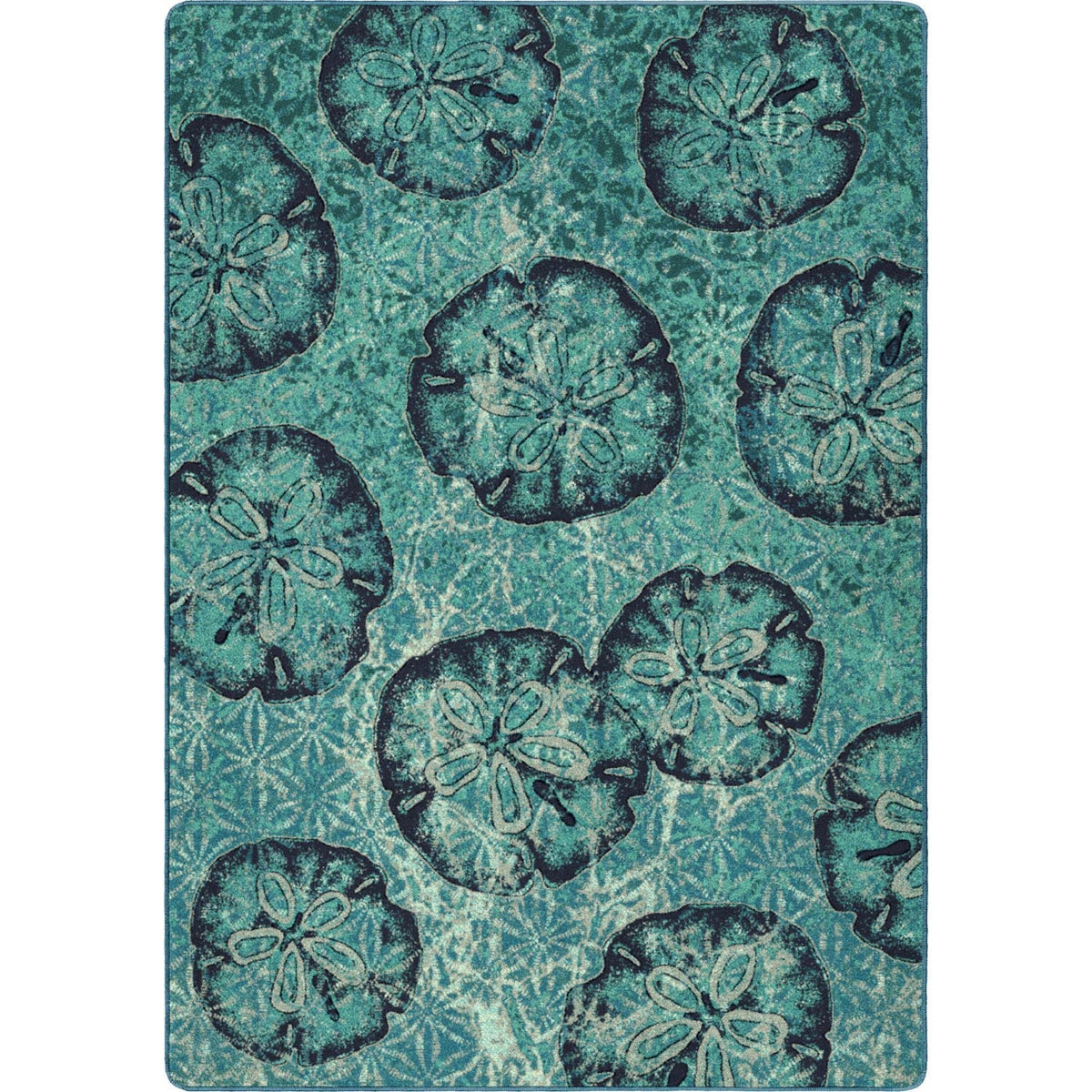 American Dakota Beach Money Aqua Rug - 0468AQU234