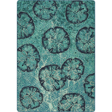 American Dakota Beach Money Aqua Rug - 0468AQU234