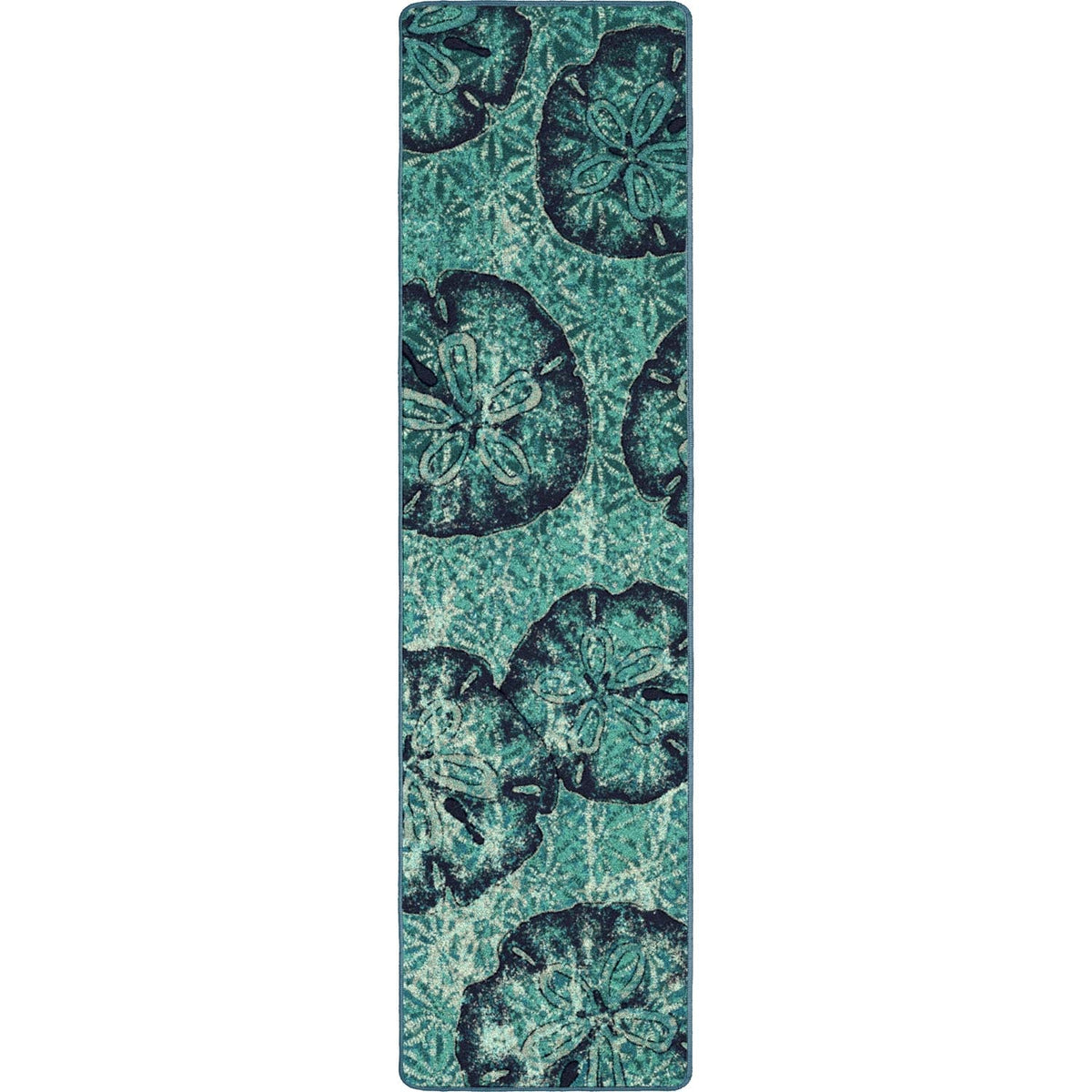 American Dakota Beach Money Aqua Rug - 0468AQU234