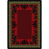 American Dakota Bear Family Multi Rug - 0116MUL234