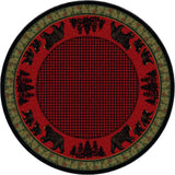 American Dakota Bear Family Multi Rug - 0116MUL234