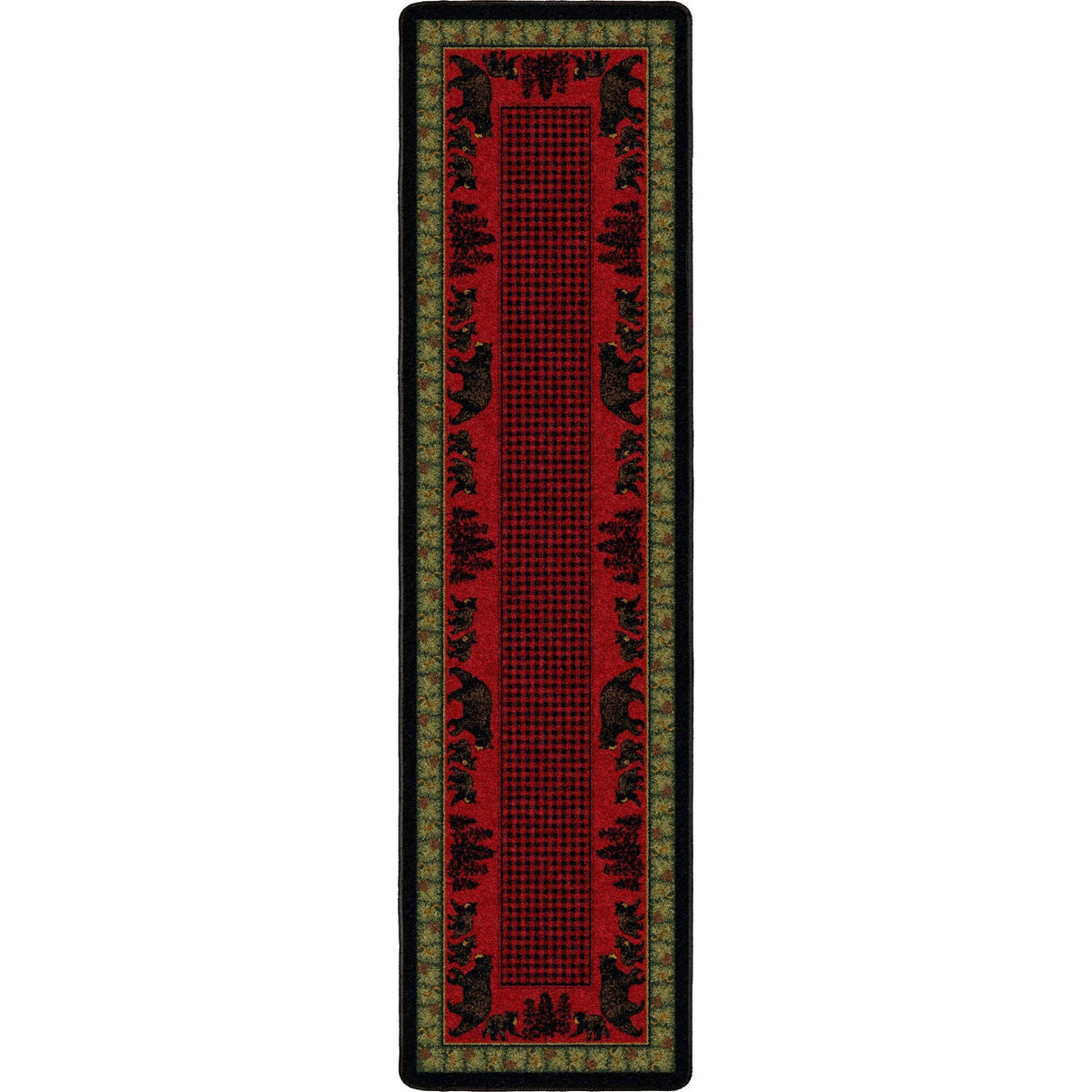 American Dakota Bear Family Multi Rug - 0116MUL234