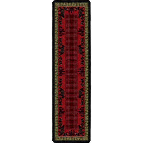 American Dakota Bear Family Multi Rug - 0116MUL234