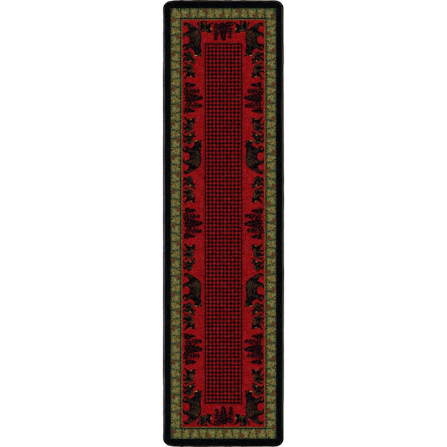 American Dakota Bear Family Multi Rug - 0116MUL234