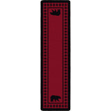 American Dakota Bear Refuge Red Rug - 0088RED234