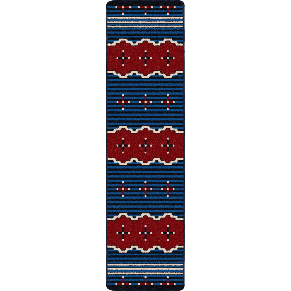 American Dakota Big Chief 2 Blue Rug