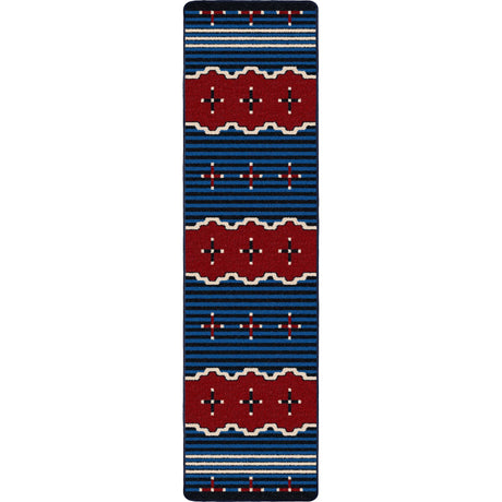 American Dakota Big Chief 2 Blue Rug