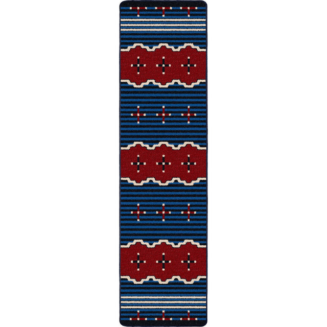 American Dakota Big Chief 2 Blue Rug