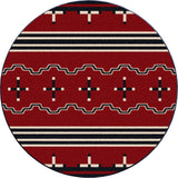 American Dakota Big Chief Red Rug
