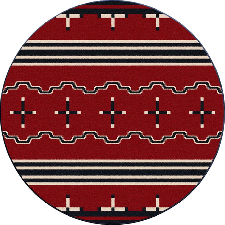 American Dakota Big Chief Red Rug