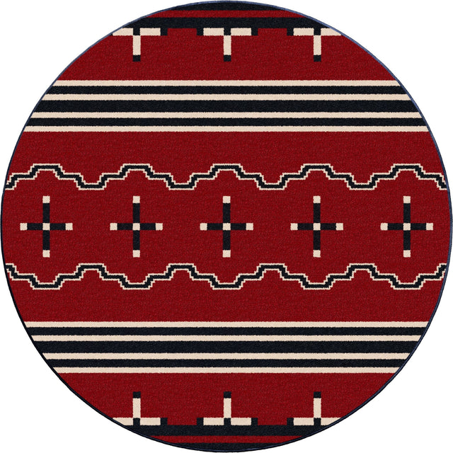 American Dakota Big Chief Red Rug