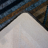 American Dakota Bison Creek Black and Russet Rug - 0794BAR234