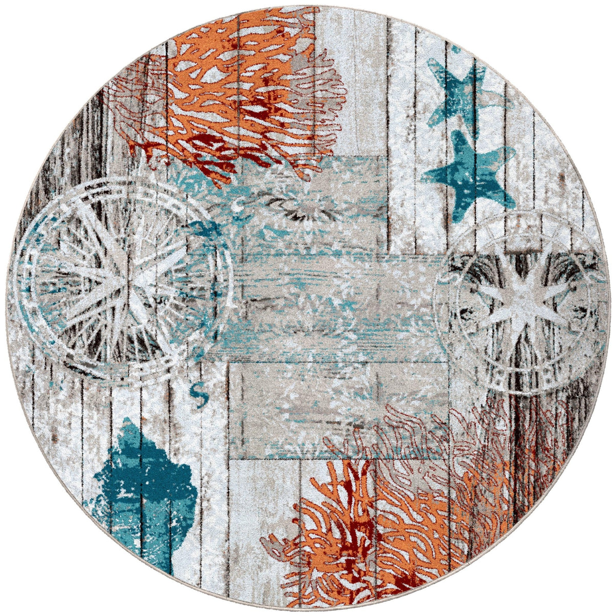 American Dakota Boardwalk Multi Rug - 0480MUL234
