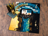 American Dakota Boogie Blue Rug - 0207BLU234