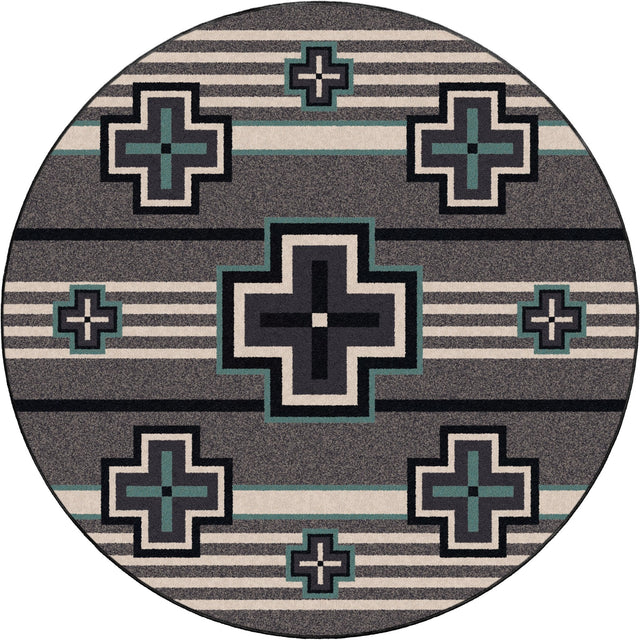 American Dakota Bounty Turquoise Rug