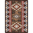 American Dakota Bow Strings Brown Rug