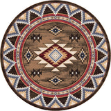 American Dakota Bow Strings Brown Rug