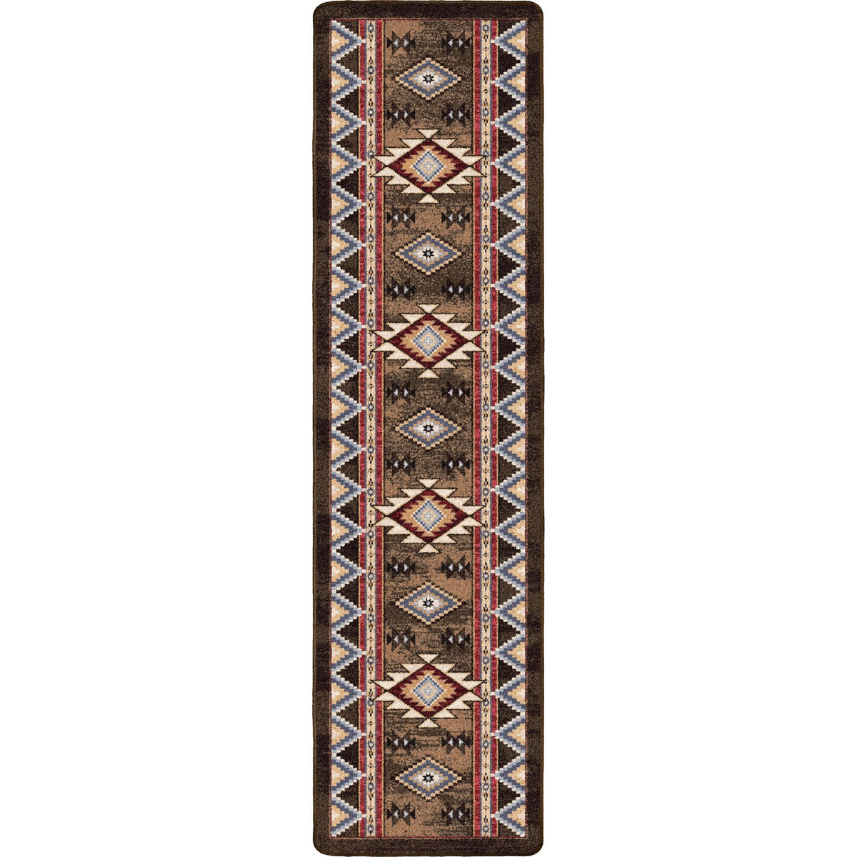 American Dakota Bow Strings Brown Rug
