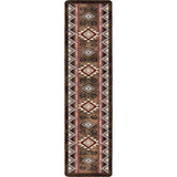 American Dakota Bow Strings Brown Rug