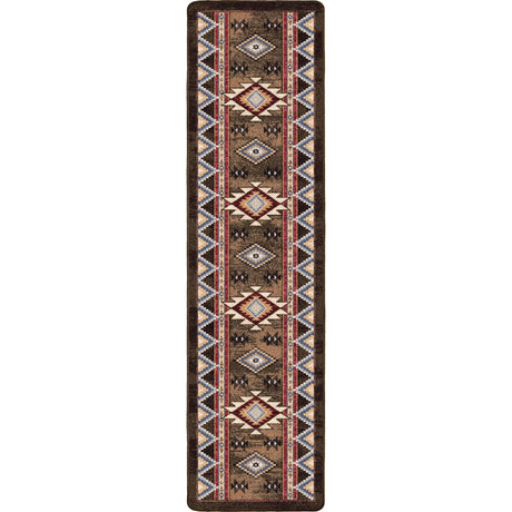 American Dakota Bow Strings Brown Rug