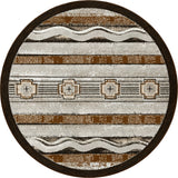 American Dakota Brand New Old School Earthenware Rug - 0362ETW234
