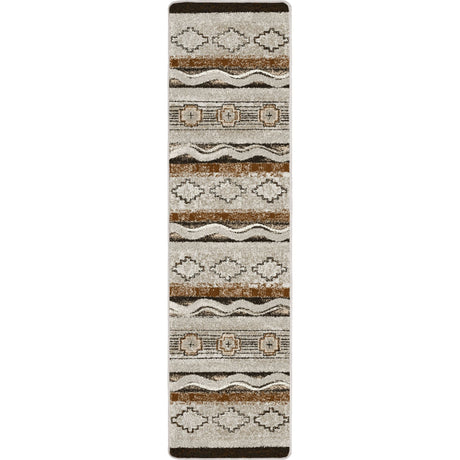 American Dakota Brand New Old School Earthenware Rug - 0362ETW234