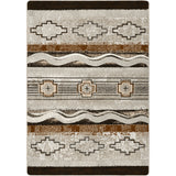 American Dakota Brand New Old School Earthenware Rug - 0362ETW234