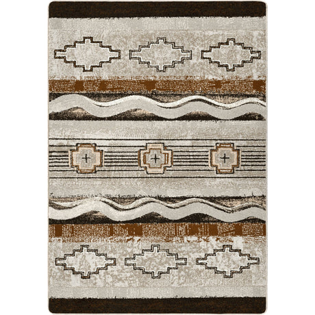 American Dakota Brand New Old School Earthenware Rug - 0362ETW234