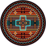 American Dakota Brazos OKA Sunset Rug