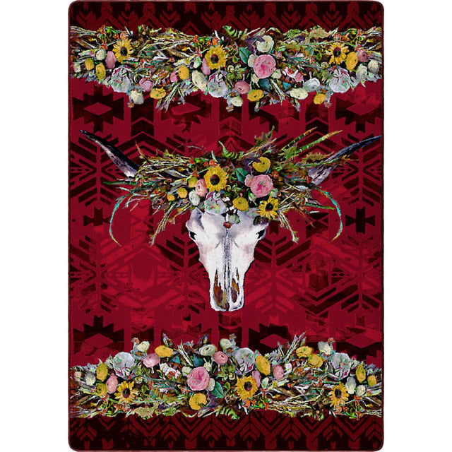 American Dakota Briscoe Red Rug - 0526RED234