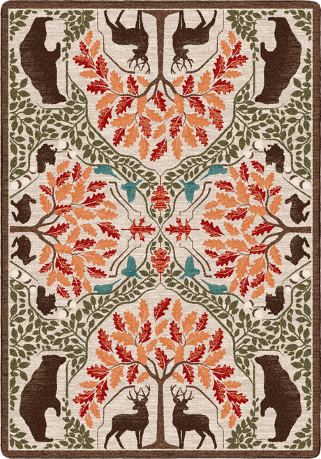 American Dakota Brushwoods Multi Rug - 0654MUL234