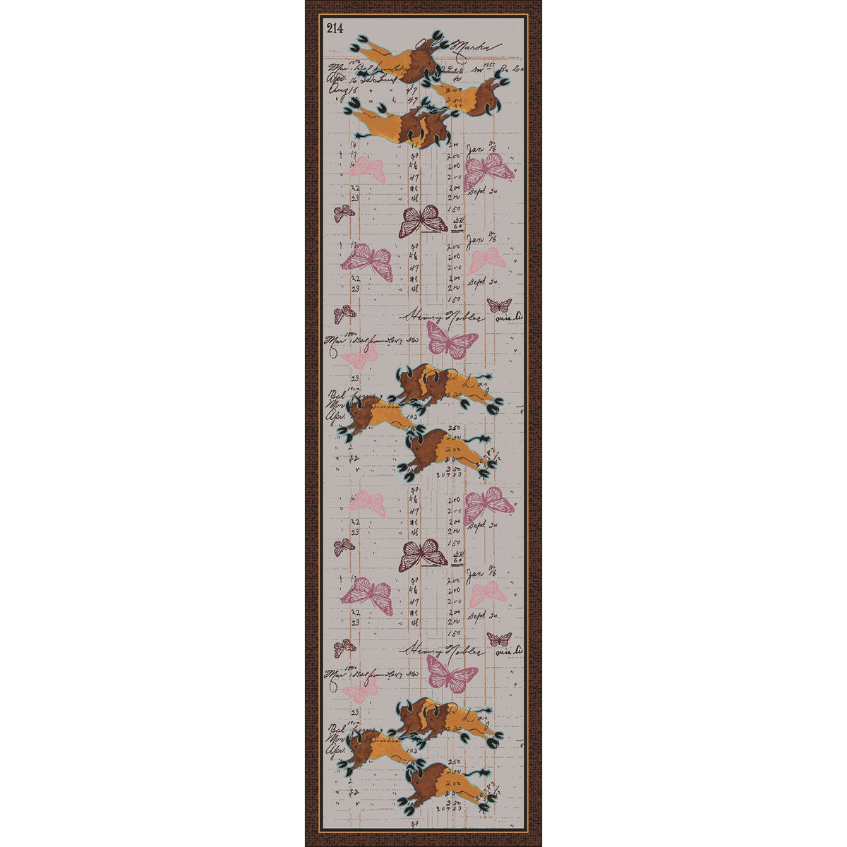American Dakota Buffalo Run Natural Rug - AC0314NAT234