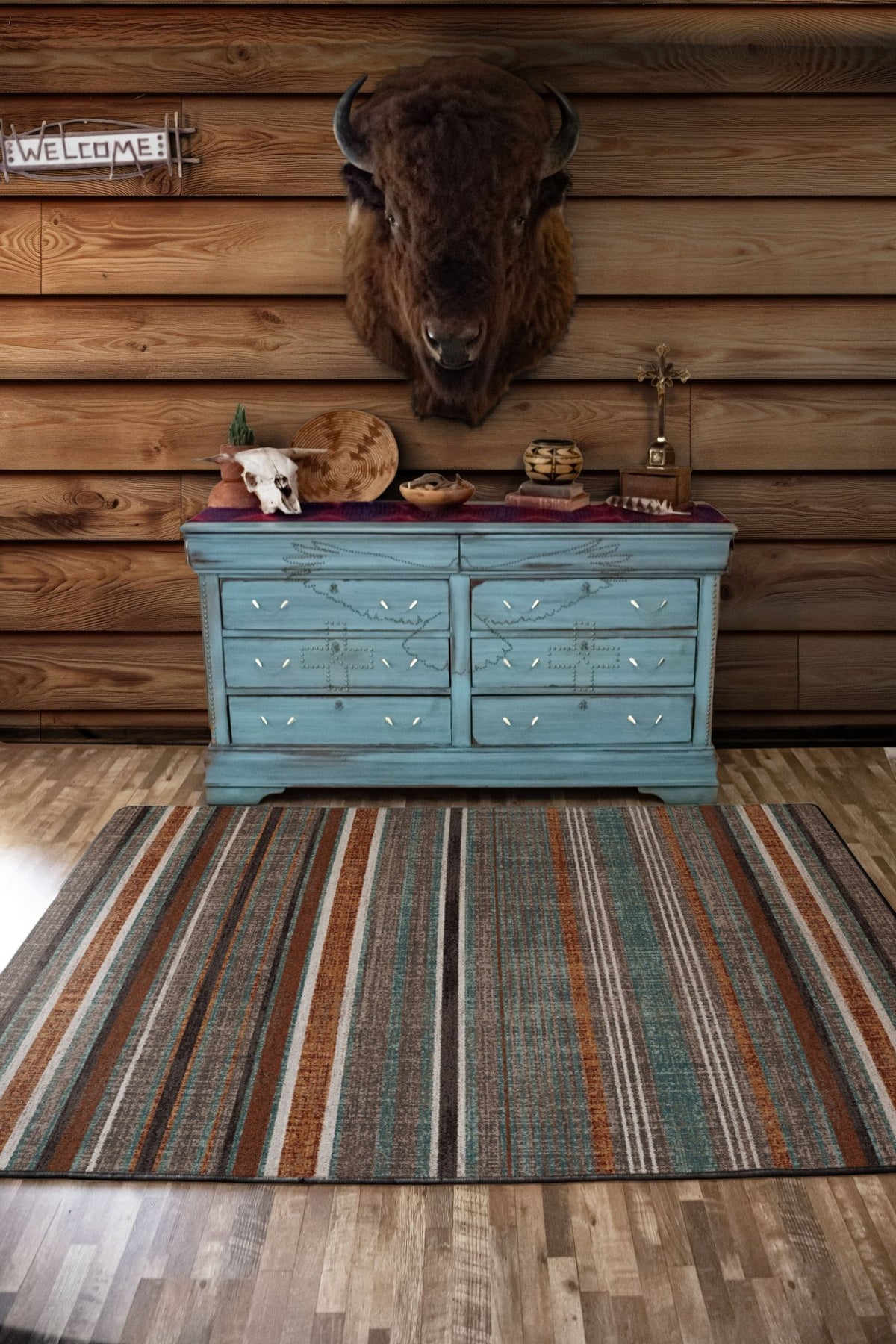 American Dakota Bunkhouse Desert Hues Rug - 0795DTH234