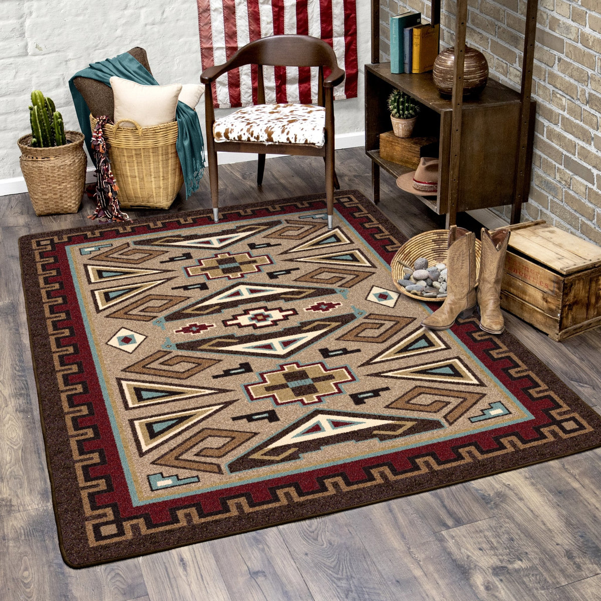 American Dakota Butte Southwest Rug