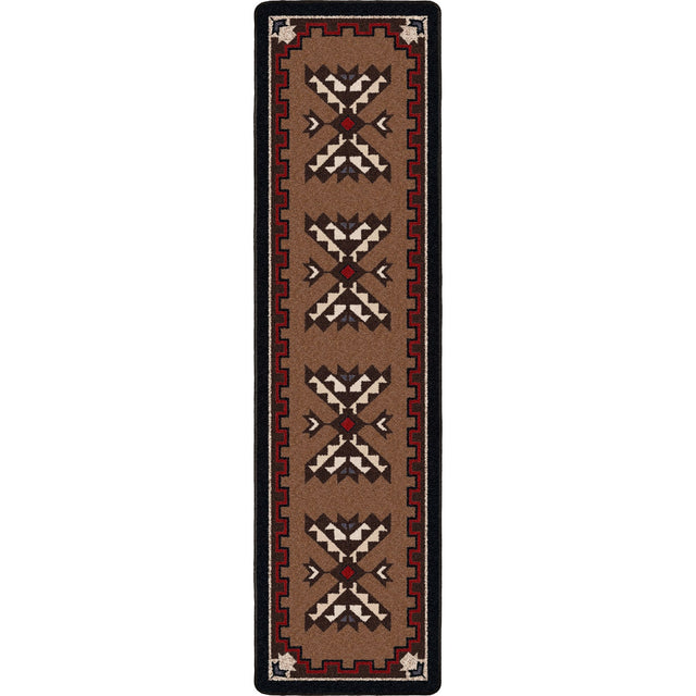 American Dakota Cami Blanket Brown Rug