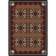American Dakota Cami Blanket Brown Rug