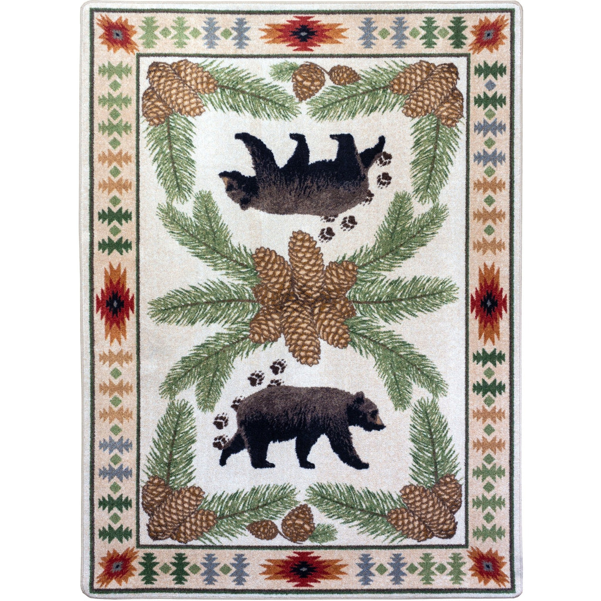 American Dakota Camp Woodhaven OKA Natural Rug - OKA0348NAT234