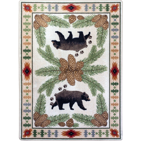 American Dakota Camp Woodhaven OKA Natural Rug - OKA0348NAT234