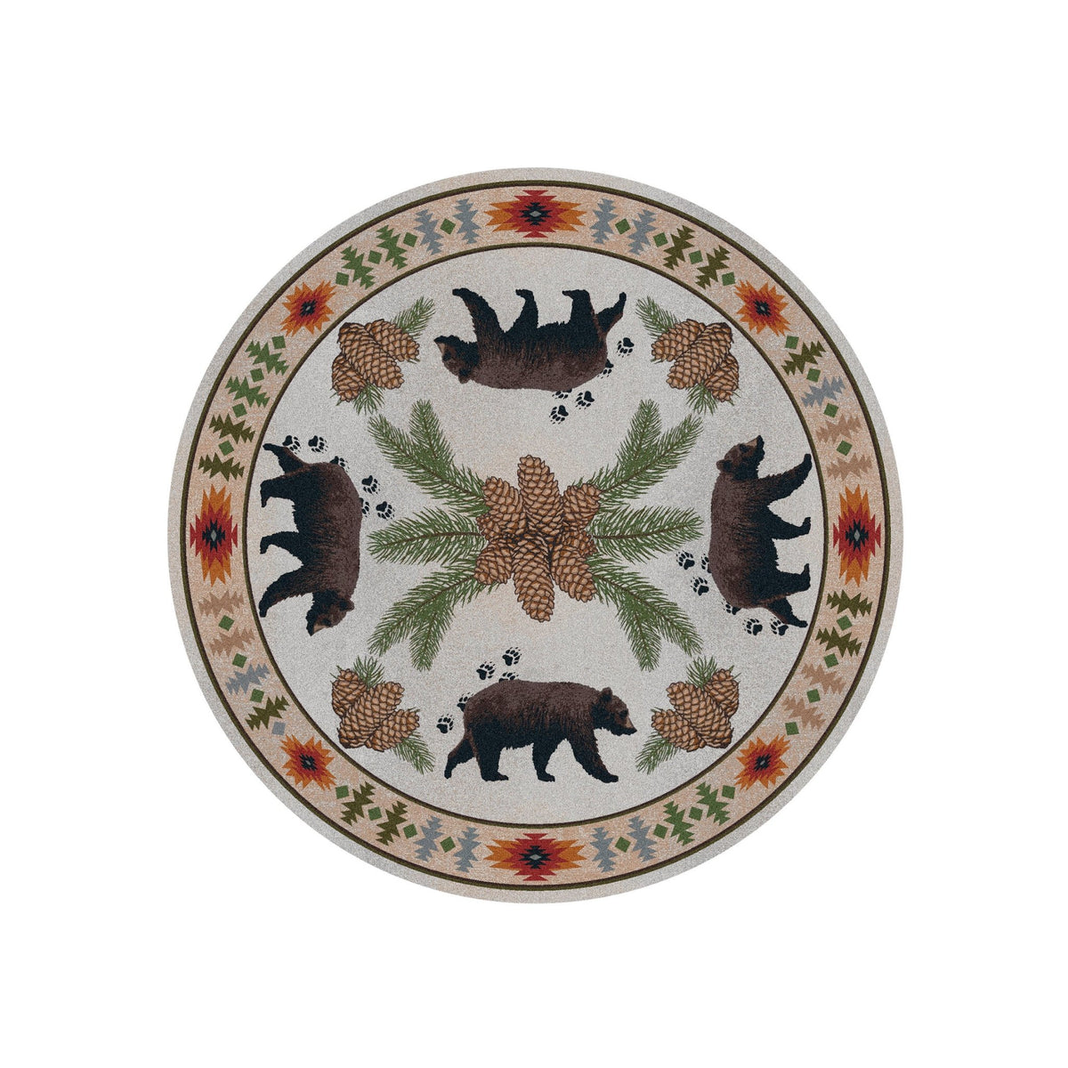 American Dakota Camp Woodhaven OKA Natural Rug - OKA0348NAT234