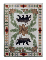 American Dakota Camp Woodhaven OKA Natural Rug - OKA0348NAT234