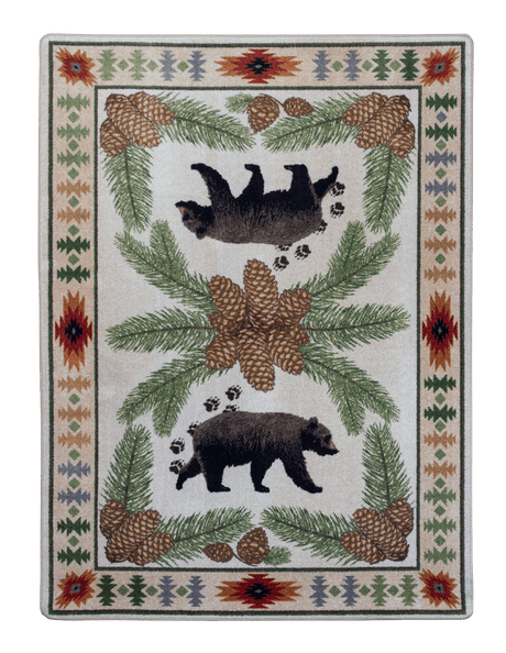 American Dakota Camp Woodhaven OKA Natural Rug - OKA0348NAT234